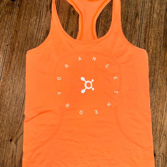 Lululemon Swiftly Tech Racerback Tank Top Orangetheory Fitness Women’s 8 Orange - Picture 9 of 9